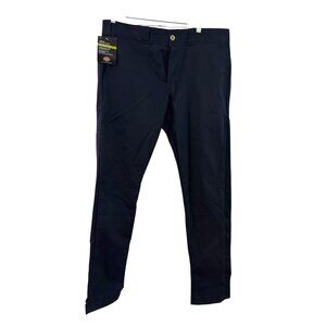 Dickies Flex Skinny Straight Men’s Pants 34X32 Navy Durable Stretch Twill